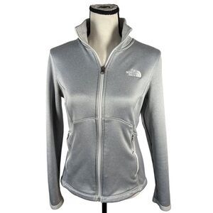 The North Face Gray Full Zip Fleece Jacket Women’s Medium
